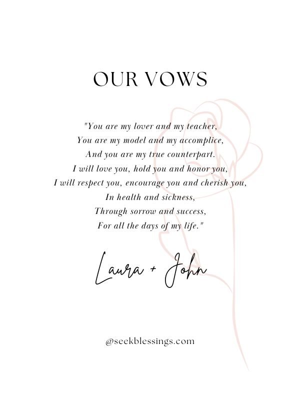 Wedding Vows