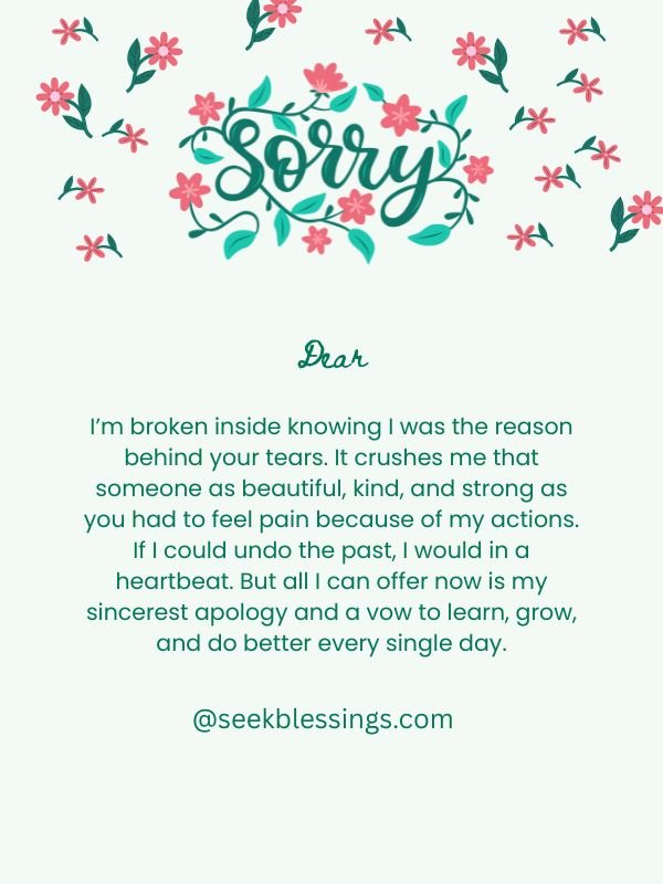 Emotional Sorry Paragraphs for Her That Truly Touch the Heart