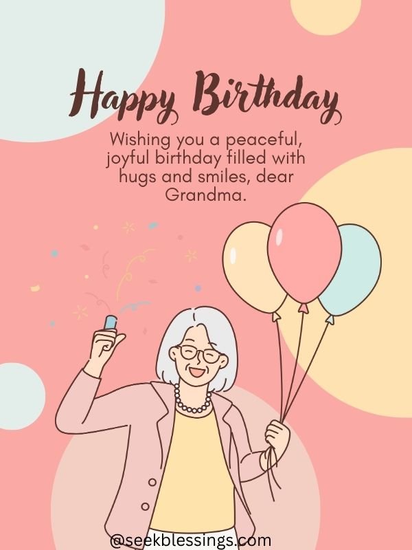 Touching Birthday Wishes for Grandma