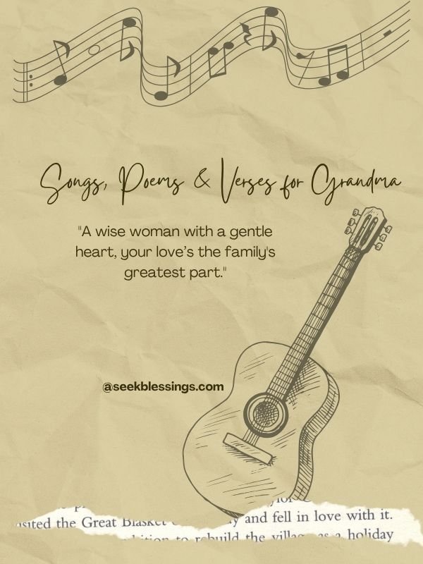 Songs, Poems & Verses for Grandma