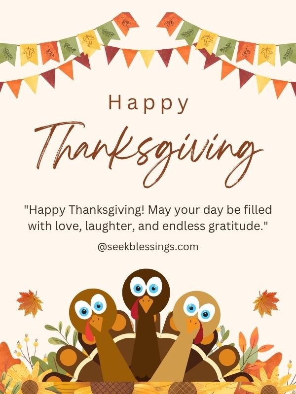 Happy Thanksgiving Blessings