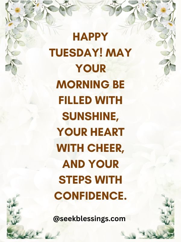 happy and joyful blessing of tuesday
