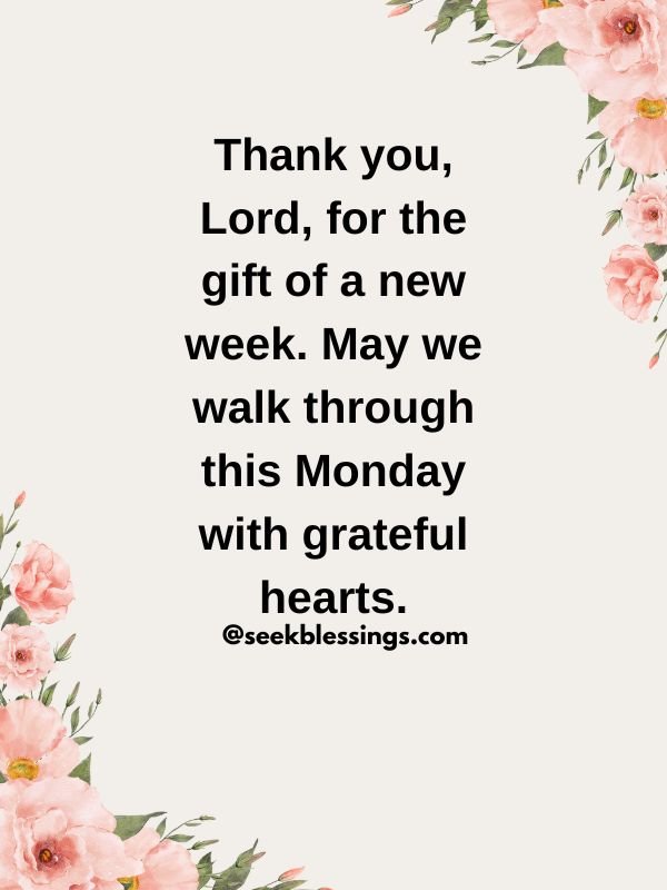 thankful and grateful blessings