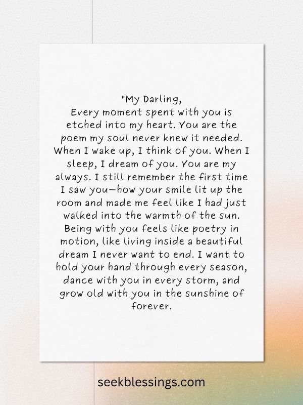 Romantic Love Letters to Melt Her Heart