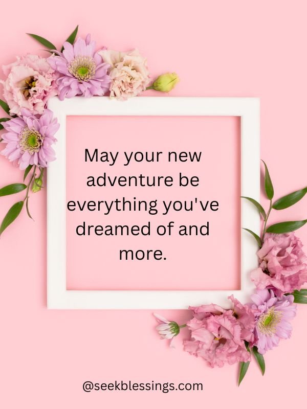 Good Luck on Your New Journey