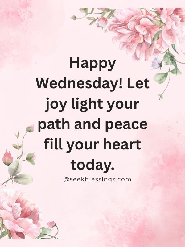Inspirational Wednesday Blessings