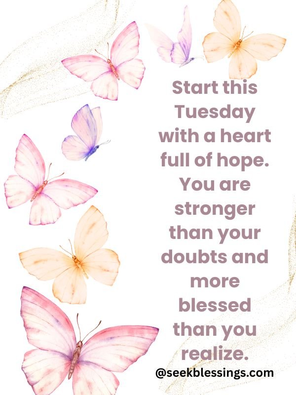 inspirational tuesday blessings