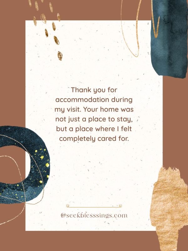 thank you note