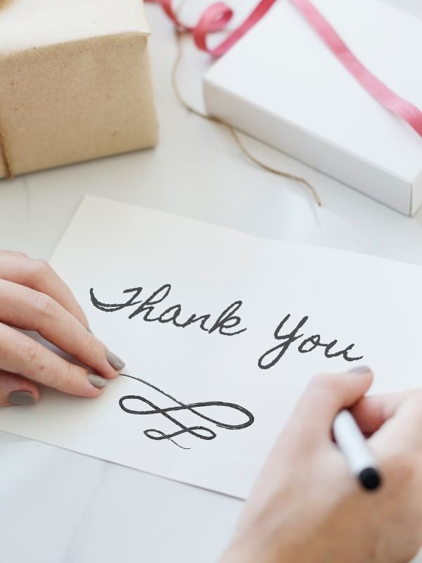 Handmade Thank You Cards