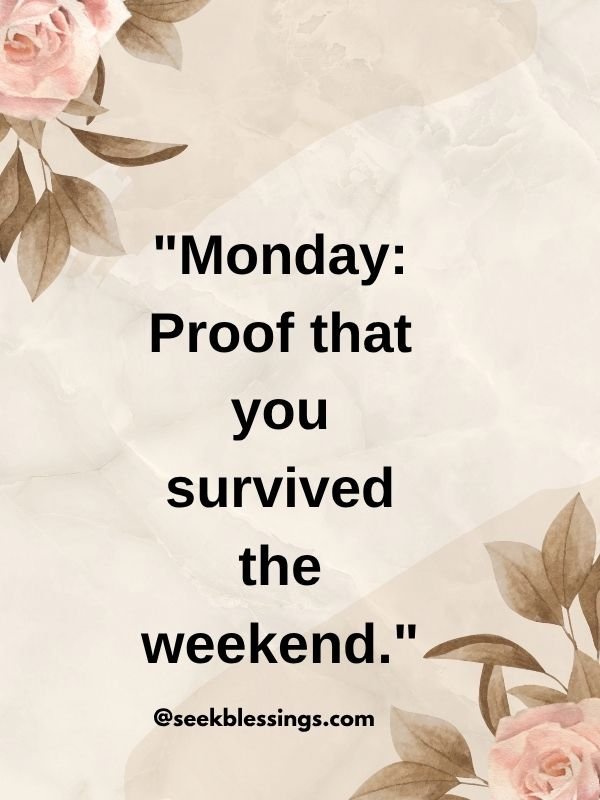 monday sayings