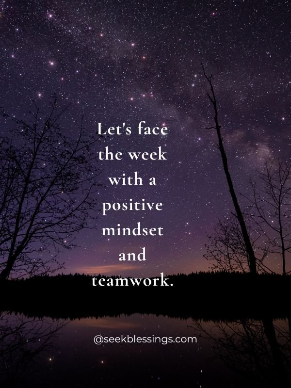 Professional Blessings for the Week