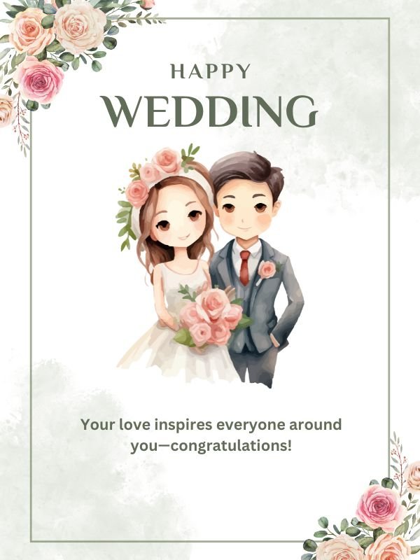Wedding Greeting Card Message Section