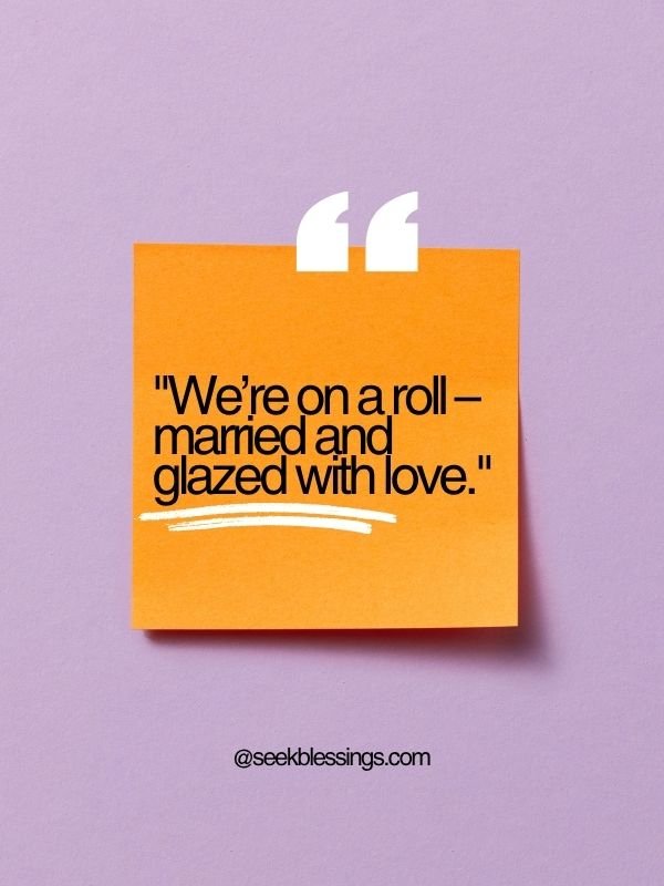 Creative Wedding Captions with Puns
