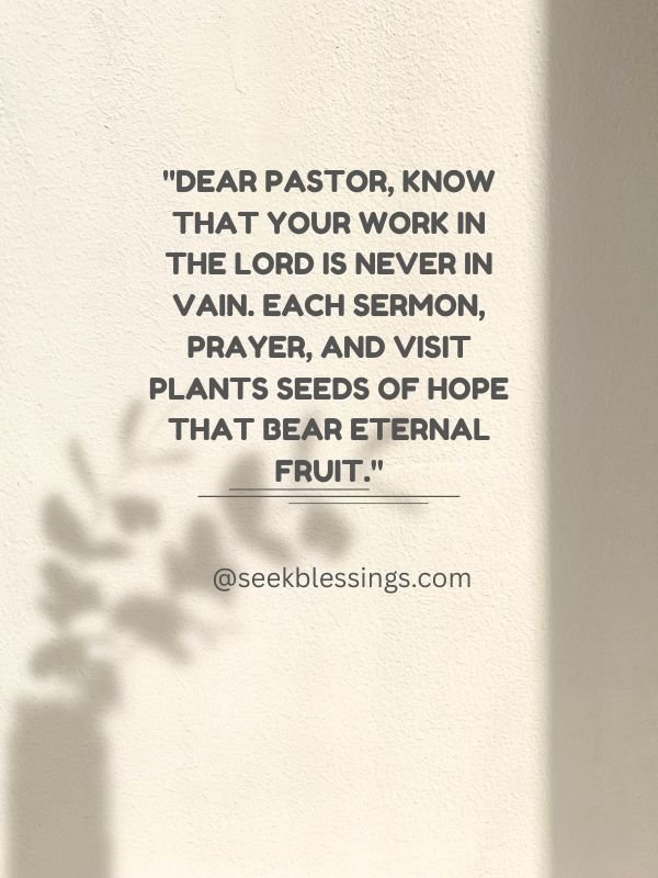 💑 Pastor and Wife Appreciation Messages