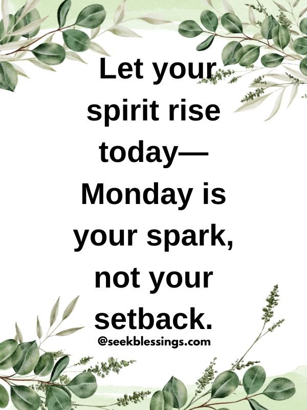 positive monday blessings