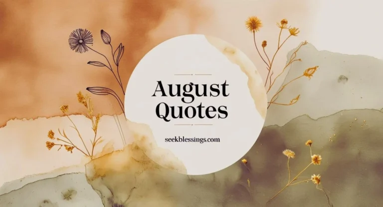 August Quotes