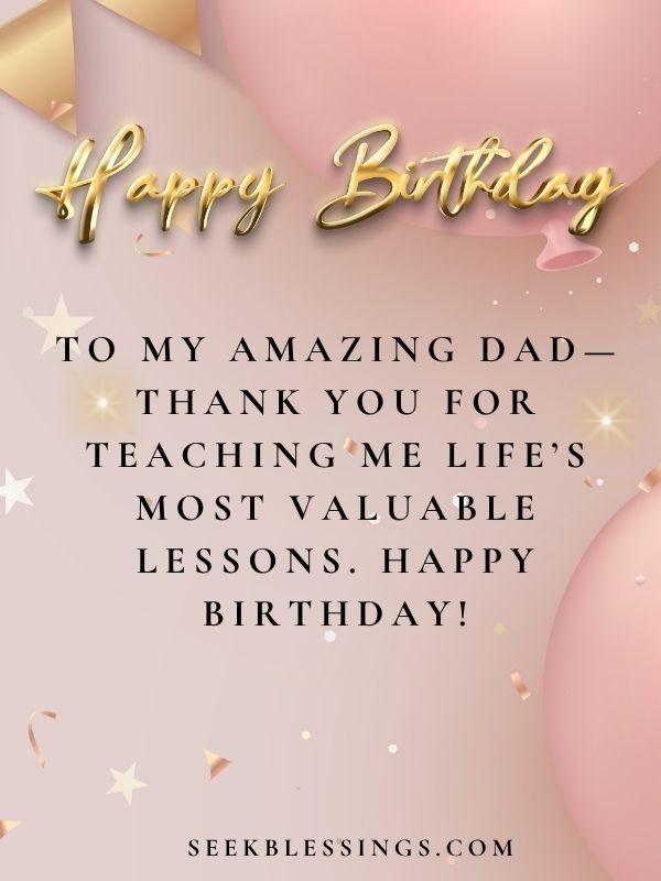 Birthday Quotes for Dad from Son