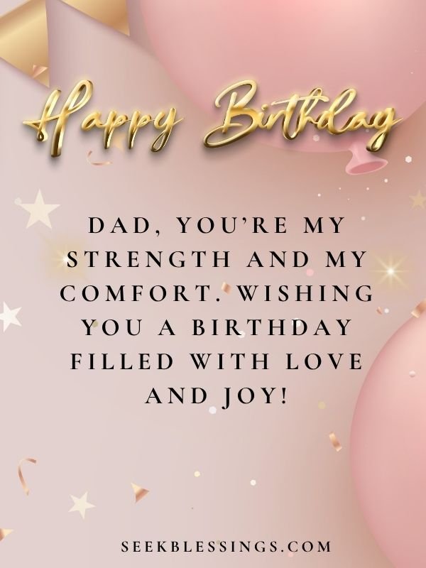 Blessing Birthday Quotes for Dad