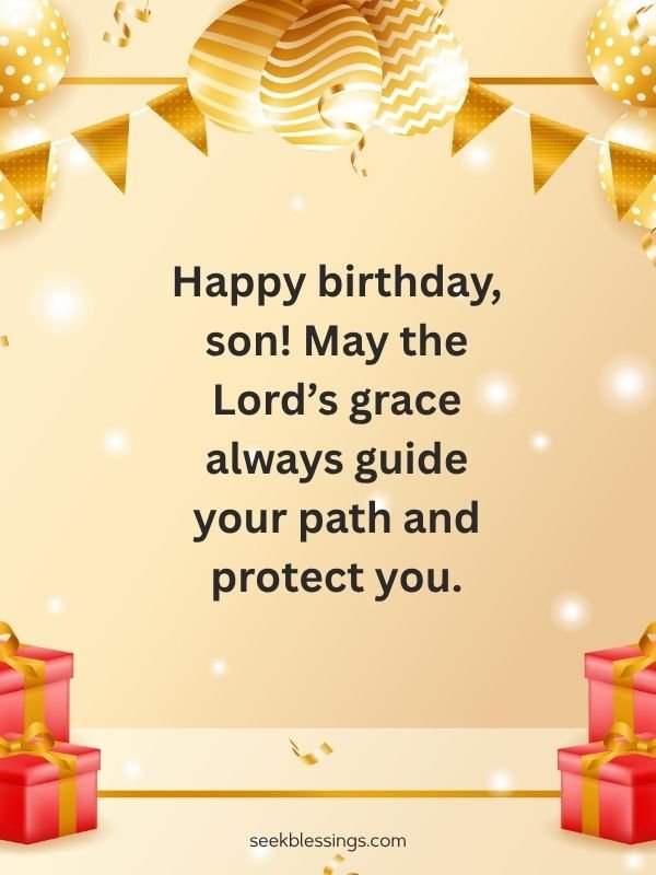 Blessing Birthday Quotes for Son