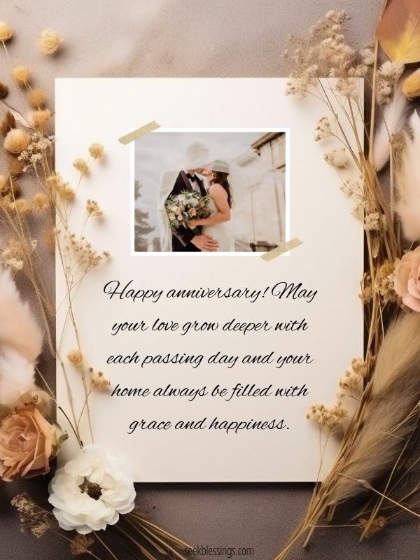 Blessing Wedding Anniversary Quotes
