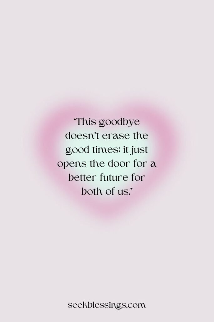 Breakup Text for Moving On