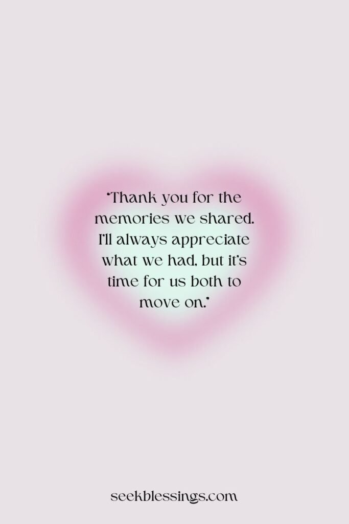 Breakup text messages for him