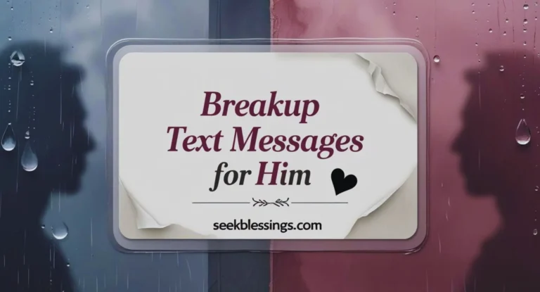 Breakup text messages for him