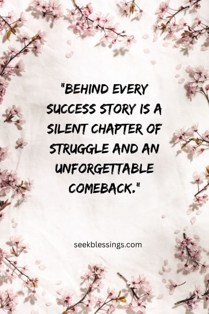 Comeback Quotes for Success