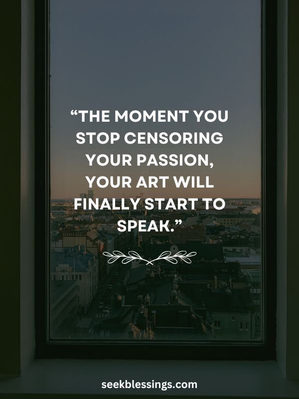 Creative Passion Quotes