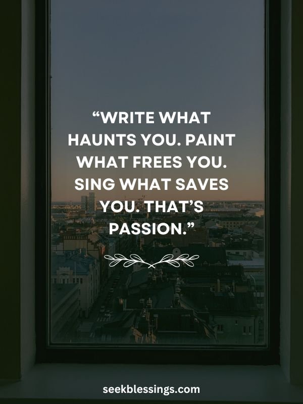 Creative Passion Quotes