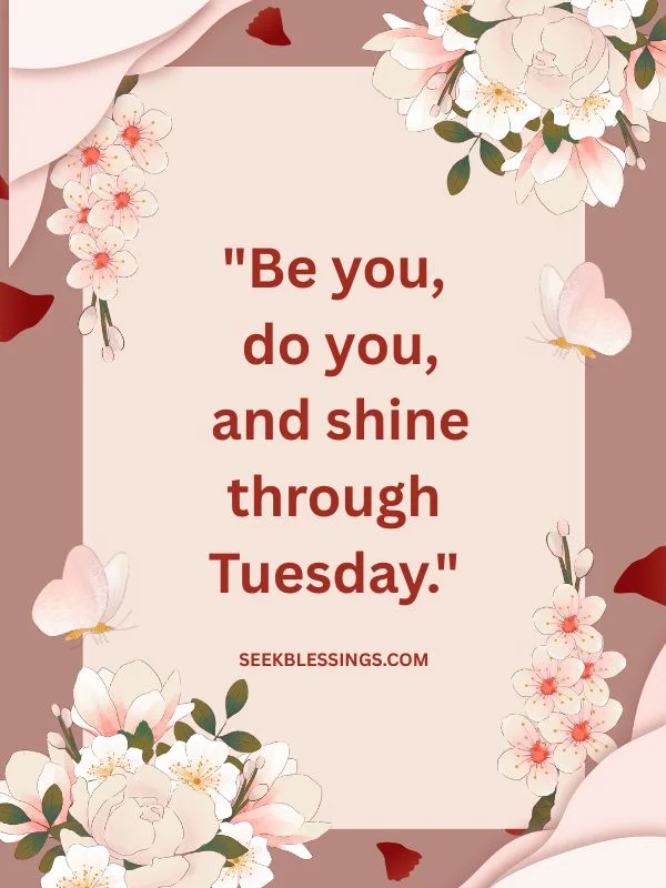 . Cute Happy Tuesday Quotes to Share with Friends