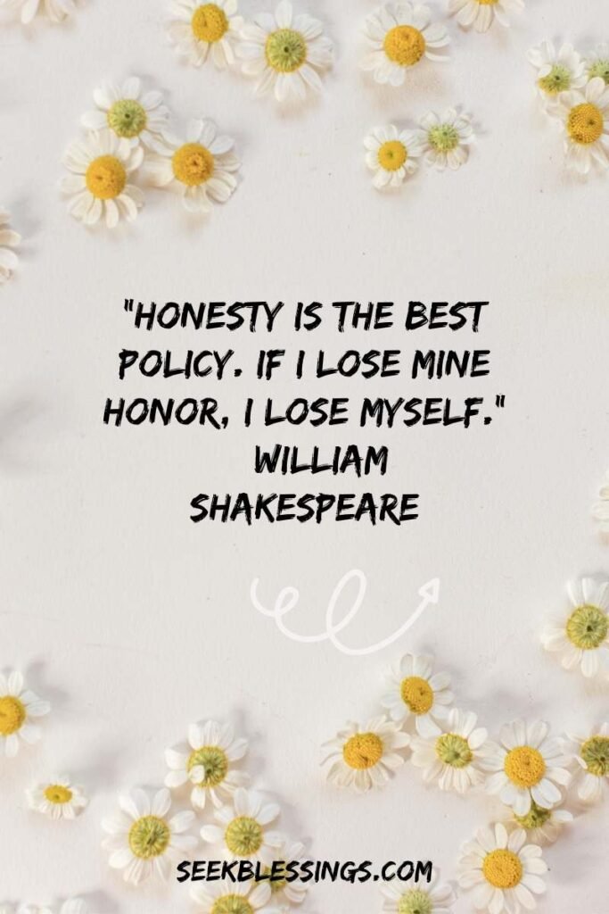 Famous Sayings & Wise Word on Honesty
