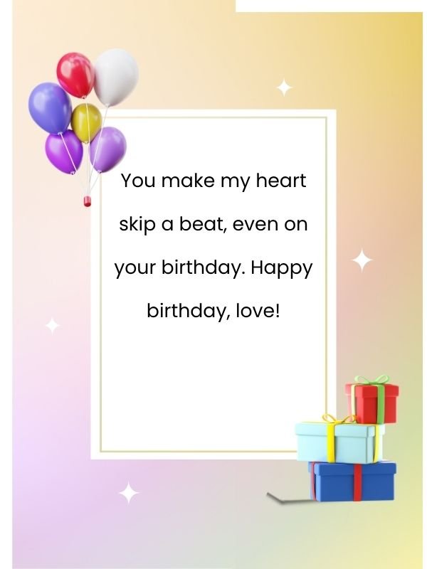 Flirty Birthday Quotes for Boyfriend