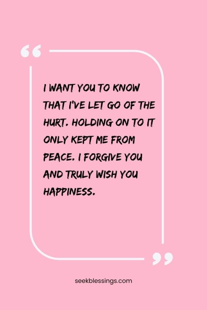 Forgiveness Messages