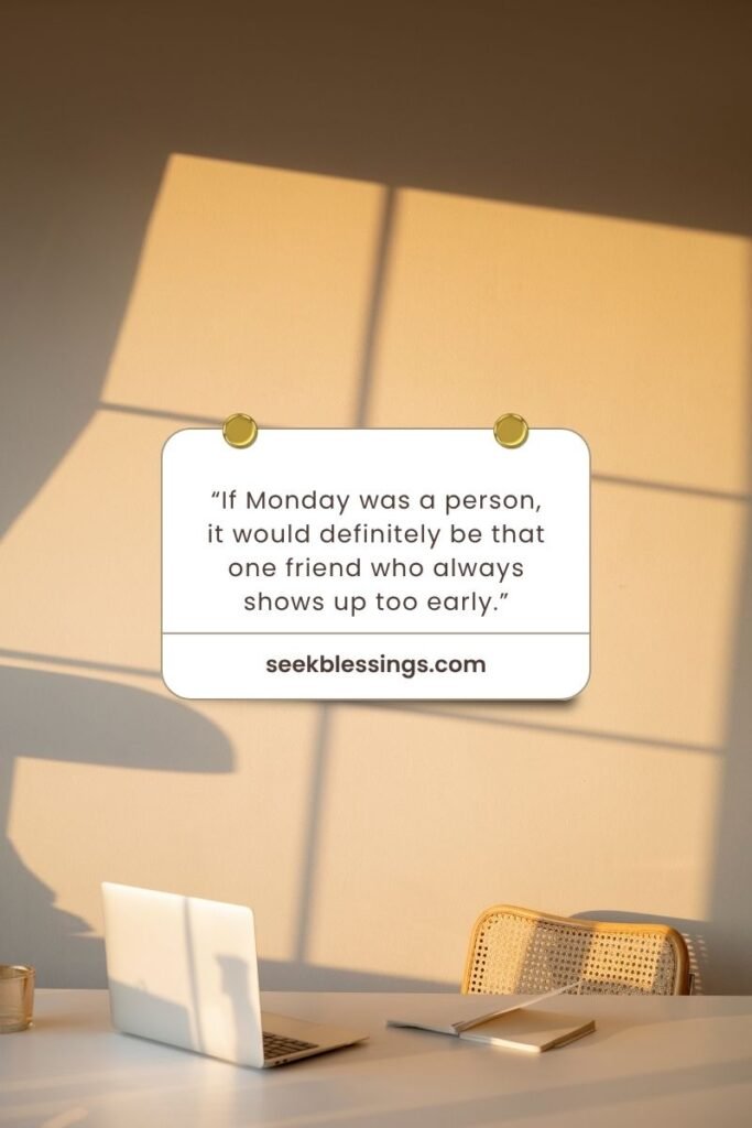 Funny & Lighthearted Monday Quotes