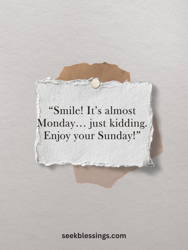 Funny Sunday Quotes
