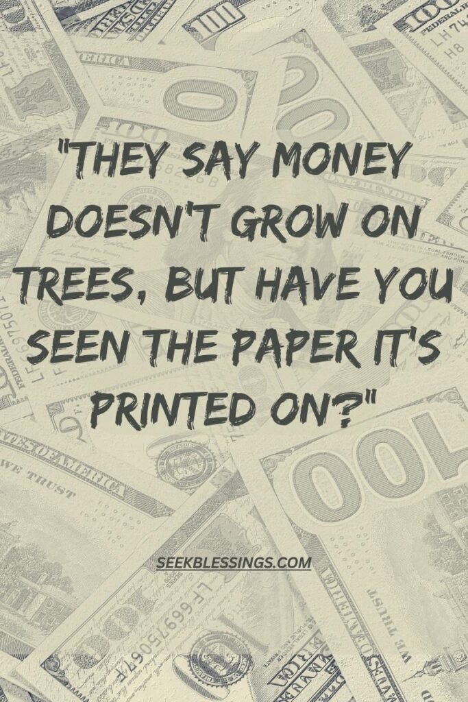 Funny & Witty Money Quotes