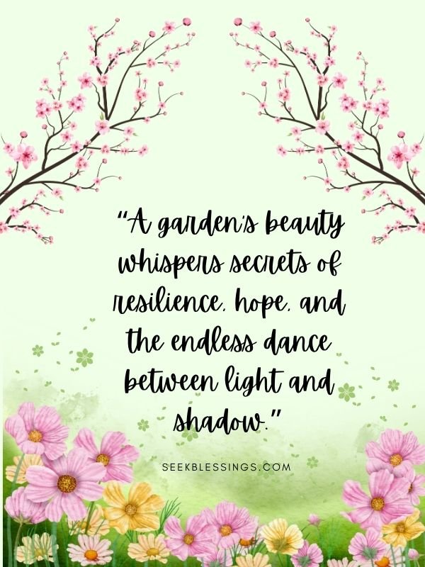 Quotes about the Beauty of Gardens