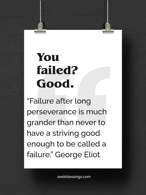 George Eliot Failure Quotes 