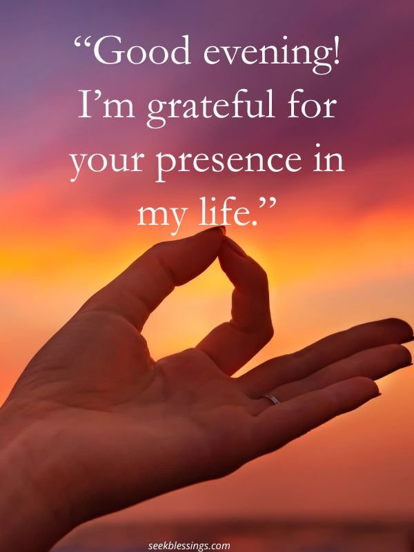 Good Evening Messages
