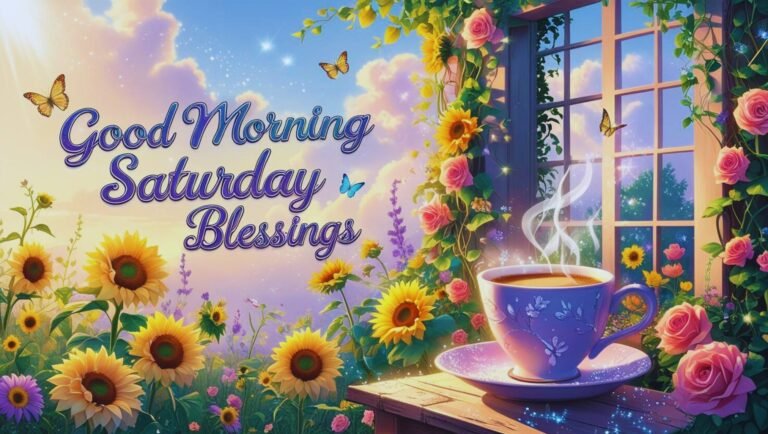 Good Morning Saturday Blessings