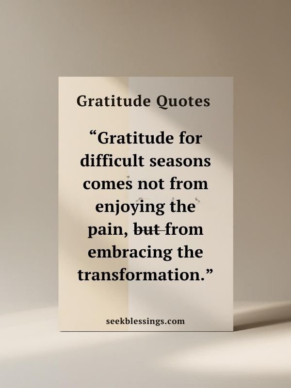 Gratitude Quotes for Hard Times & Lessons Learned
