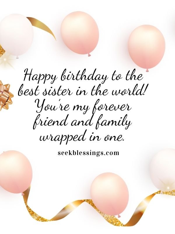 Happy Birthday Quotes for Sister