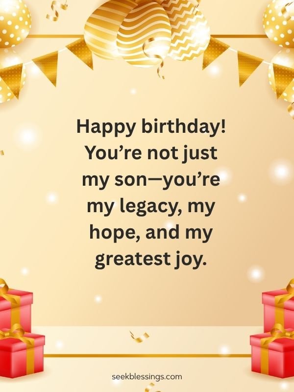 Happy Birthday Quotes for Son from Dad