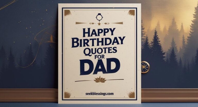 Happy birthday quotes for dad