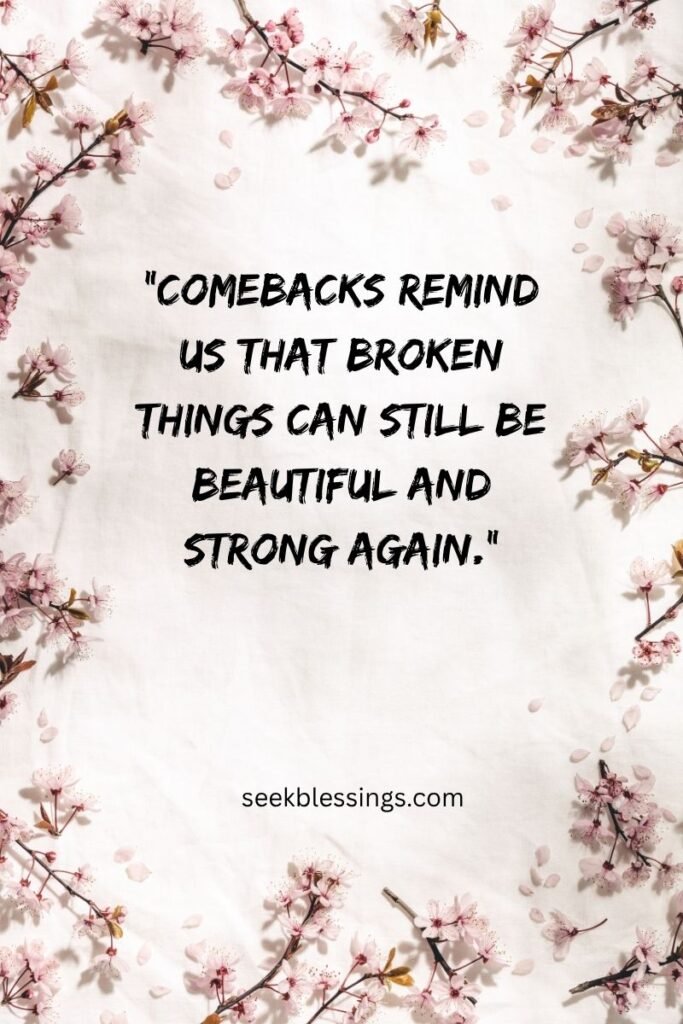 Inspirational Comeback Quotes