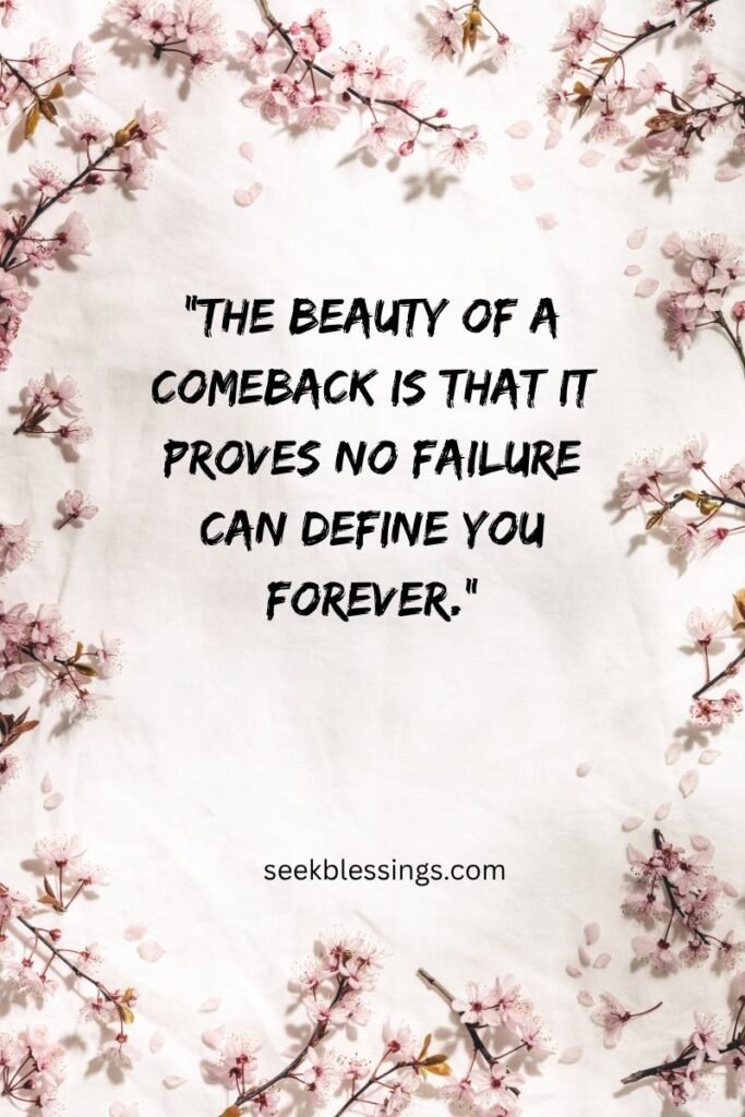 Inspirational Comeback Quotes