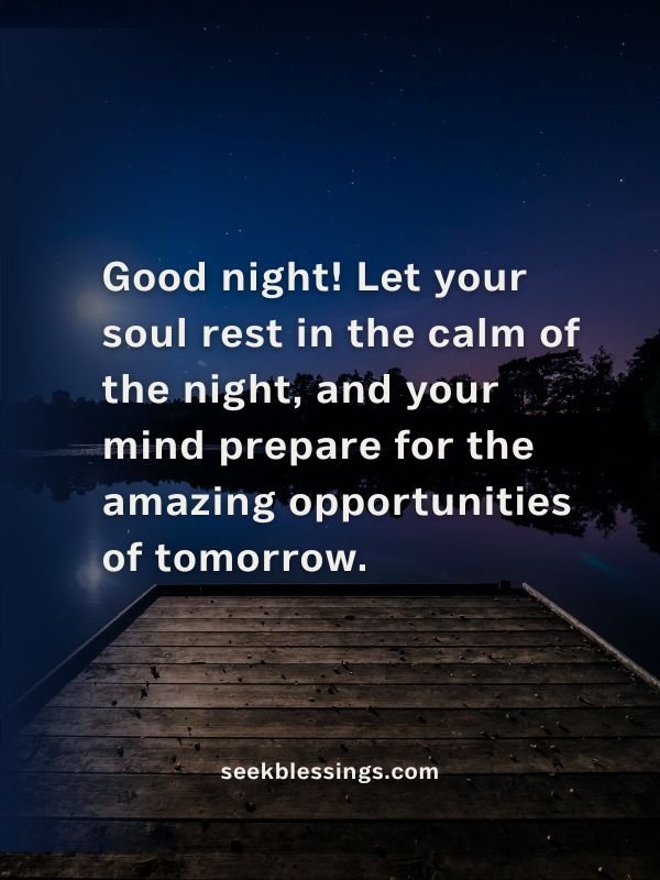 Inspirational Good Night Quotes