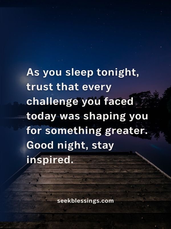 Inspirational Good Night Quotes