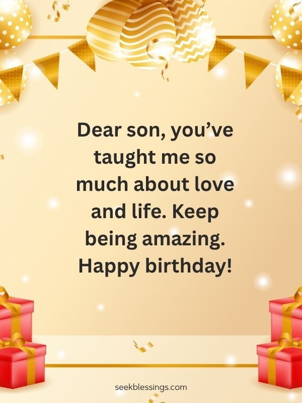 Inspirational Happy Birthday Quotes for Son